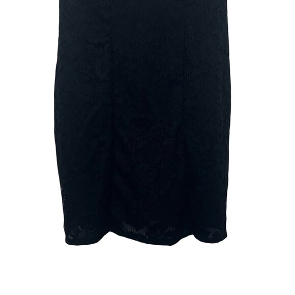 Auden Nightie Dress With Thong Panties Womens XS Black New Lace - Picture 5 of 12